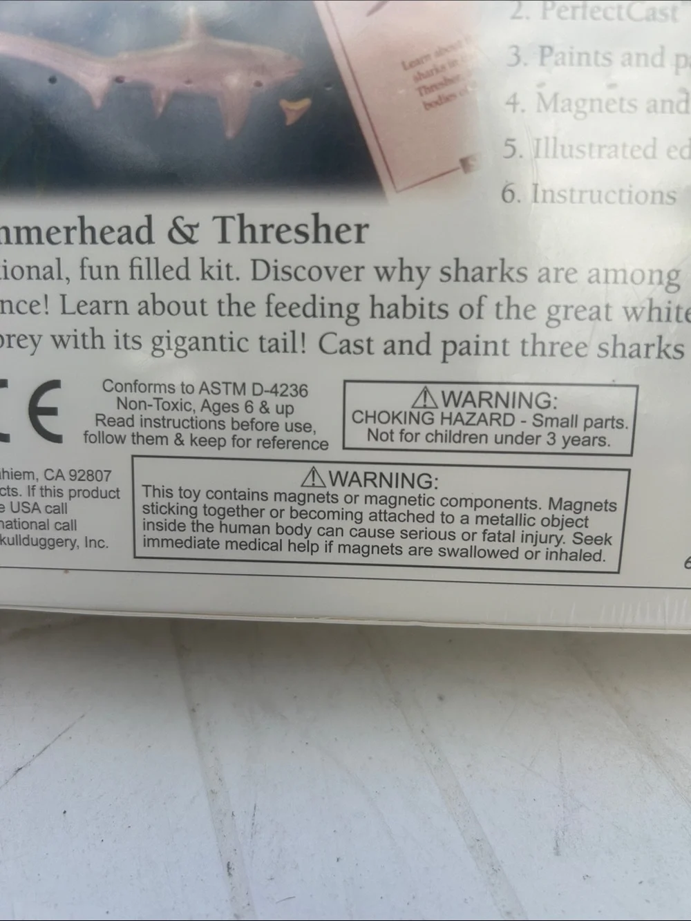 NWT Shark Casting Kit Great for educational play and discovery